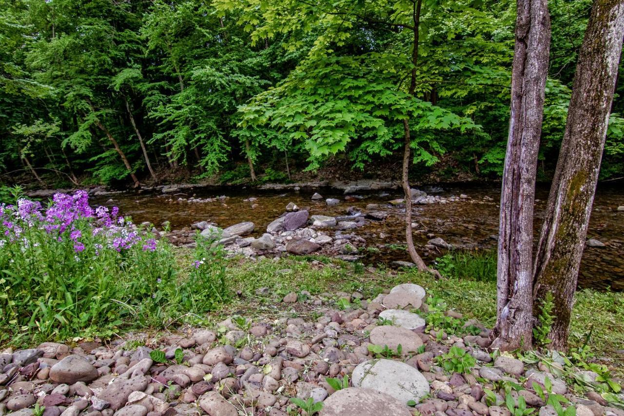 Cabin By The Creek With Private Creek Access Tannersville Exterior foto