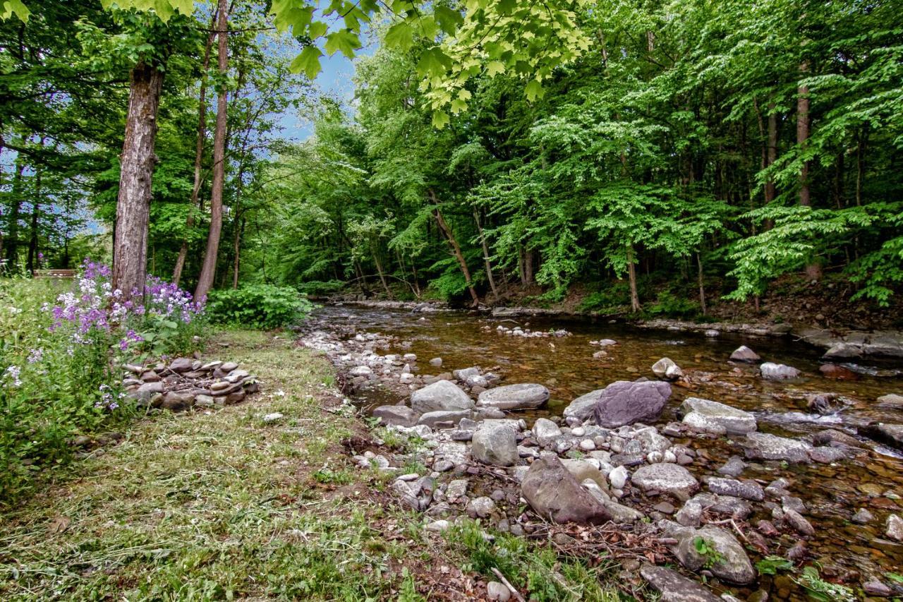 Cabin By The Creek With Private Creek Access Tannersville Exterior foto